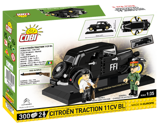 COBI EXECUTIVE EDITION Citroen Traction 11CV BL: Set #2265 Cobi Kit Cobi Toys
