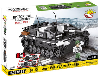 COBI STUG III Ausf. F/8 & FlammPanzer (2-n-1) : Set #2286 Cobi Kit Cobi Toys