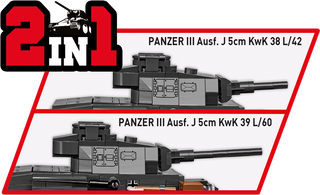 COBI Panzer III Ausf. J Tank : Set #2289 Cobi Kit Cobi Toys