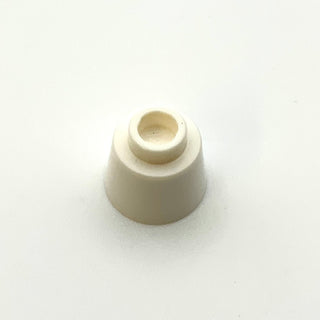Cone 1 1/6 x 1 1/6 x 2/3 (Fez), Part# 85975 Part LEGO® White  
