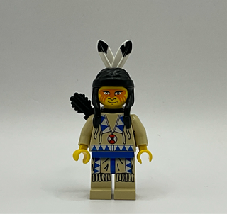 Indian, Tan Shirt, Quiver, Tom O' Hawk, ww016 Minifigure LEGO®