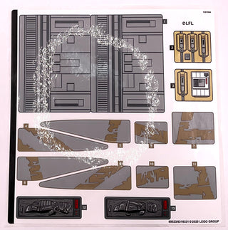 Sticker Sheet for Set The Razor Crest, 75292 - (69523/6316321), Part# 75292stk01 Part LEGO® Complete