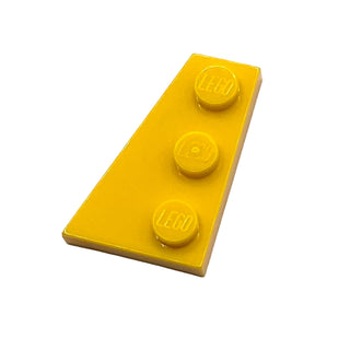 Wedge, Plate 3 x 2 Left, Part# 43723 Part LEGO® Yellow