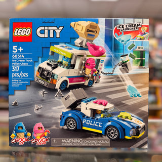 Ice Cream Truck Police Chase, 60314 - LEGO® City Set Building Kit LEGO®