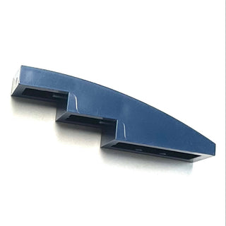 Slope, Curved 4 x 1, Part# 61678 Part LEGO® Dark Blue