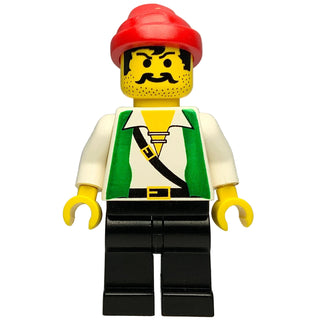 Pirate Green Vest, pi051 - LEGO® Pirates Minifigure