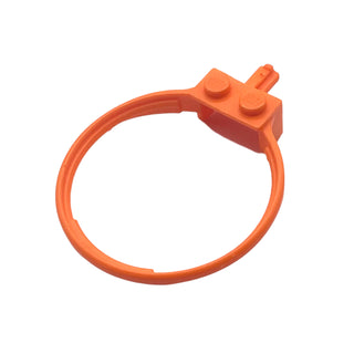 Sports Hoop with 2 Studs and Axle, Part# 43373 Part LEGO® Orange Very Good