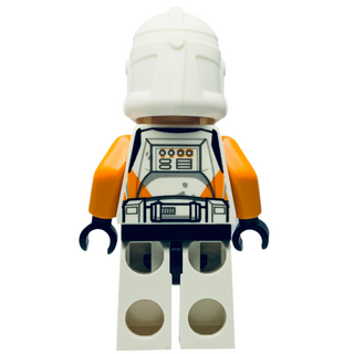 Clone Trooper, 212th Attack Battalion (Phase 2) - Orange Arms, Dirt Stains, Scowl, sw0522 Minifigure LEGO®