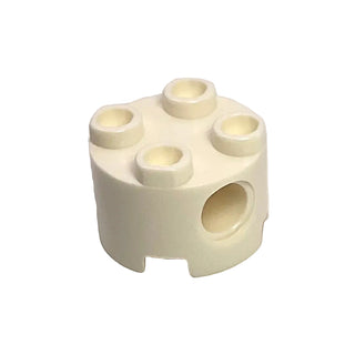 Brick Round 2x2 with Pin Holes, Part# 17485