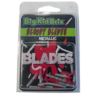 Bloody Blades Metallic Silver Pack Custom, Accessory BigKidBrix Silver