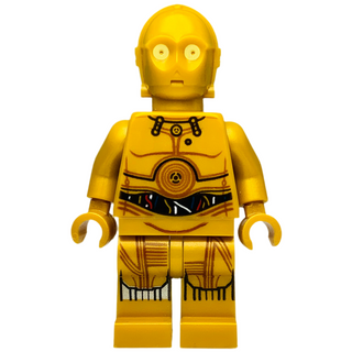 C-3PO, Colorful Wires, Printed Legs, sw0700 Minifigure LEGO® Like New