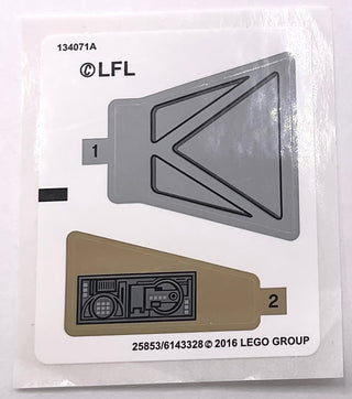 Sticker Sheet for Set Battle on Takodana, North American Version, 75139-1 - (25853/6143328), Part# 75139stk01b