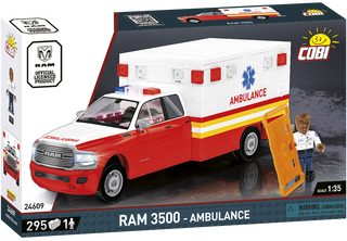 COBI DODGE Ram 3500 Ambulance: Set #24609 Cobi Kit Cobi Toys