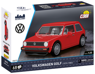 COBI Volkswagen Golf (1974-1983) Red Car: Set #24613 Cobi Kit Cobi Toys