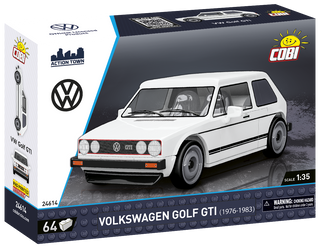 COBI Volkswagen Golf GTI (1974-1983) White Car: Set #24614 Cobi Kit Cobi Toys