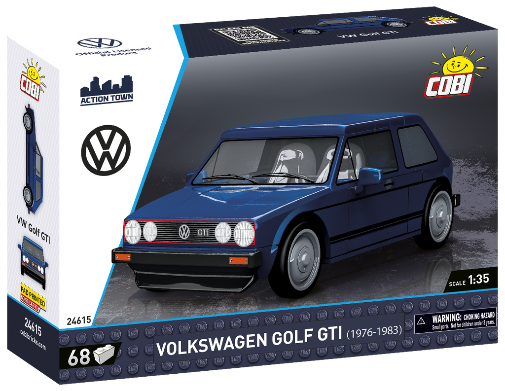 COBI Volkswagen Golf GTI (1974-1983) Blue Car: Set #24615 – United