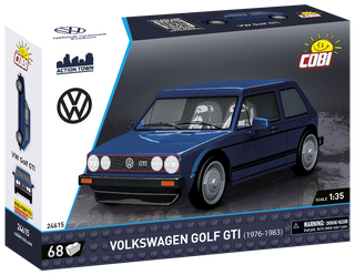 COBI Volkswagen Golf GTI (1974-1983) Blue Car: Set #24615 Cobi Kit Cobi Toys
