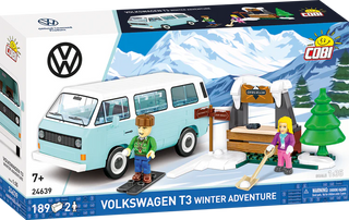 Volkswagen T3 Winter Adventure Van: COBI Set #24639 Building Kit Cobi Toys