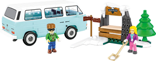 Volkswagen T3 Winter Adventure Van: COBI Set #24639 Building Kit Cobi Toys