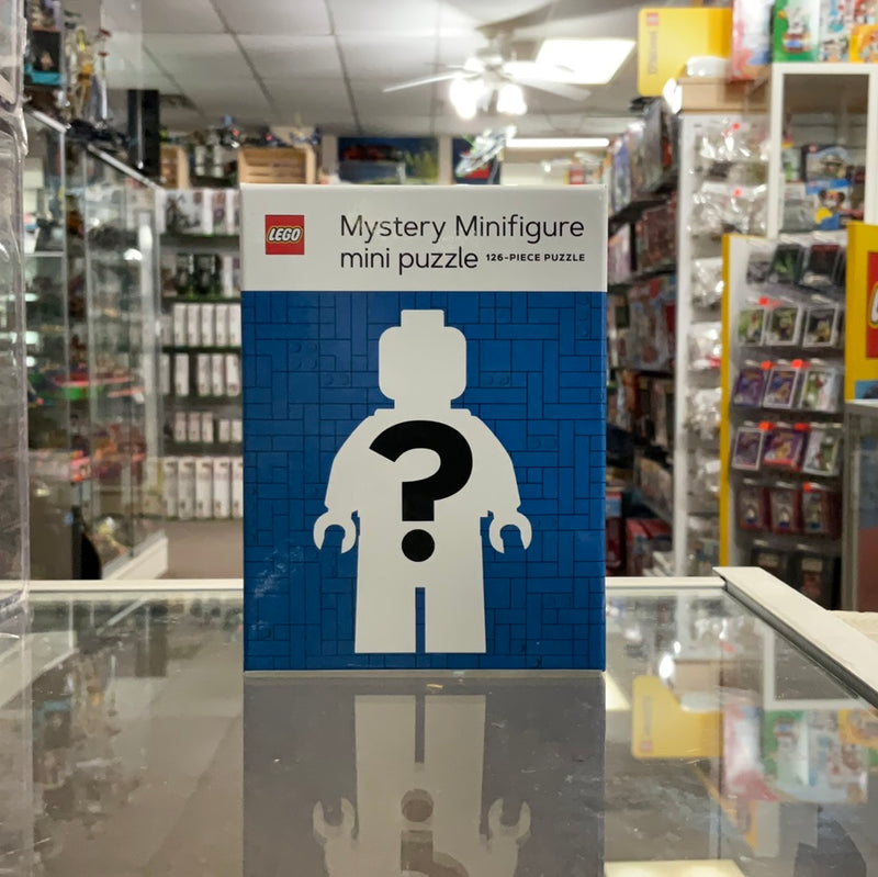 Mystery Minifigure Mini Puzzle blue box – Atlanta Brick Co