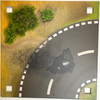Paper, City Playmat, Double-Sided, Road Curved / Bridge, Part# 6199517