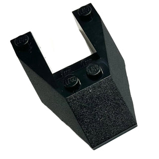 Wedge 6 x 4 Cutout with Stud Notches, Part# 6153b Part LEGO® Black