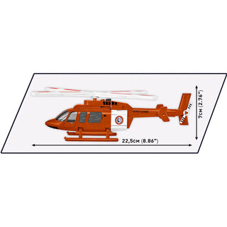Bell 407 Coast Guard Helicopter: COBI Set #26627 Building Kit Cobi Toys