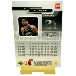 NBA Tim Duncan, San Antonio Spurs #21, nba004 Minifigure LEGO®