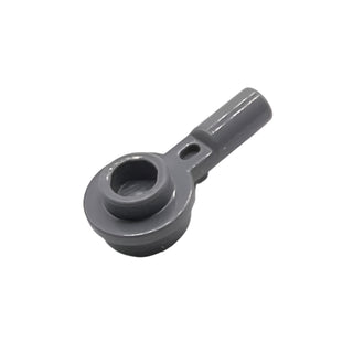 Bar 1L with 1x1 Round Plate with Hollow Stud, Part# 32828 Part LEGO® Dark Bluish Gray