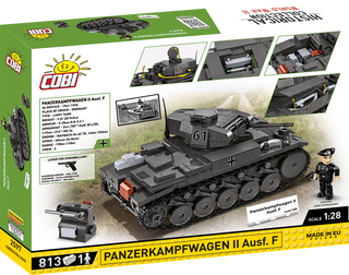 COBI PanzerKampWagen II Ausf. F Tank : Set #2597 Cobi Kit Cobi Toys