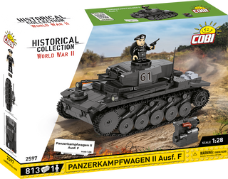 COBI PanzerKampWagen II Ausf. F Tank : Set #2597 Cobi Kit Cobi Toys
