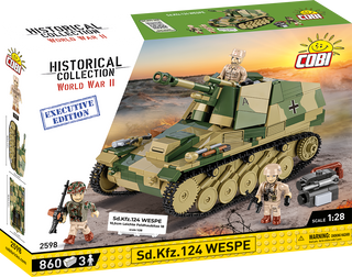 COBI EXECUTIVE EDITION SD.KFZ.124 Wespe Self-Propelled Gun : Set #2598 Cobi Kit Cobi Toys