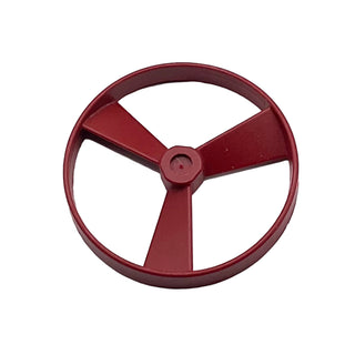 Bionicle Rhotuka Spinner (Propeller/Rotor) with Engraved Code on Side Pattern, Part# 50899pb01 Part LEGO® Dark Red