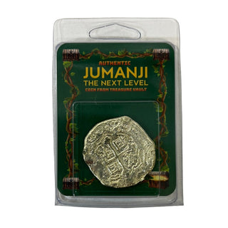 Gold Coin from Treasure Vault Jumani: The Next Level Movie Prop United Brick Co®