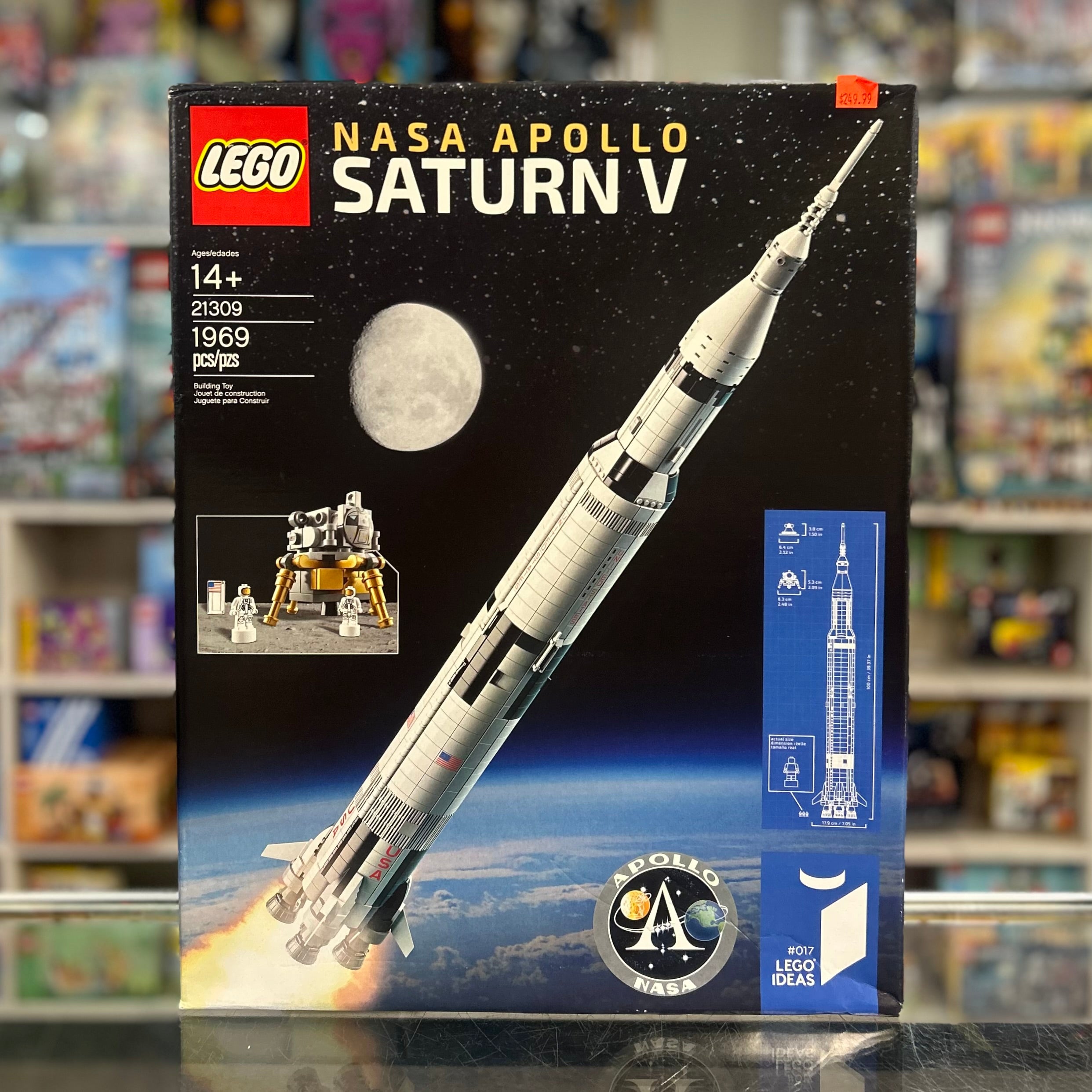 NASA Apollo Saturn V, 21309 – United Brick Co®