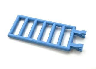 Bar, Ladder 7x3 with Two Clips, Part# 6020 Part LEGO® Medium Blue  