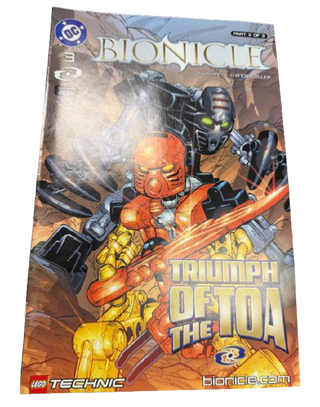 Bionicle Comics Books LEGO® Bionicle #3 October 2001 Triumph of the Toa [biocom03]