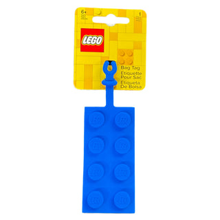 Bag/Luggage Tag, Silicone, LEGO® Plate 2 x 4 Blue, 52001 Gear LEGO®
