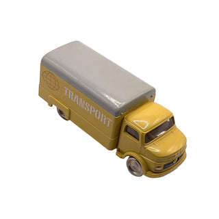 1964 HO Scale, Yellow Mercedes Box Truck with Gray Top 651pb01c01 Part LEGO® Excellent