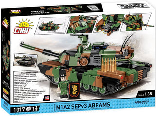 COBI M1A2 Abrams SEPv3 Polish Army Tank: Set #2623 Cobi Kit Cobi Toys
