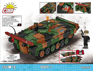 BWP-1 Infantry Fighting Vehicle Tank: COBI Set 2630 Building Kit Cobi Toys