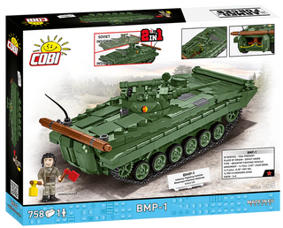 BMP-1 Amphibious Infantry Fighting Vehicle Tank: COBI Set #2631 Building Kit Cobi Toys