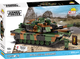 M1A2 SEPv3 Abrams Tank: COBI Set #2633 Building Kit Cobi Toys