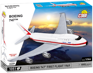 COBI FIRST FLIGHT EDITION Boeing 747 Passenger Jet 1969: Set #26609 Cobi Kit Cobi Toys
