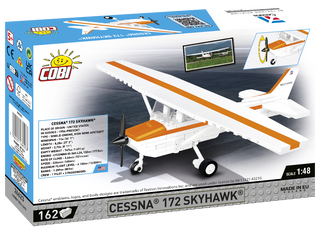 COBI Cessna 172 Skyhawk Aircraft (Orange): Set #26623 Cobi Kit Cobi Toys