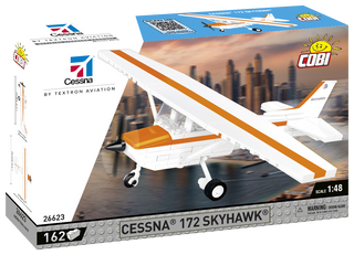 COBI Cessna 172 Skyhawk Aircraft (Orange): Set #26623 Cobi Kit Cobi Toys