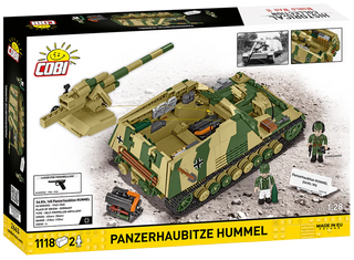 Panzerhaubitze "Hummel" Sd.Kfz.165 Self-Propelled Gun Tank, WWII: COBI Set #2663 Building Kit Cobi Toys