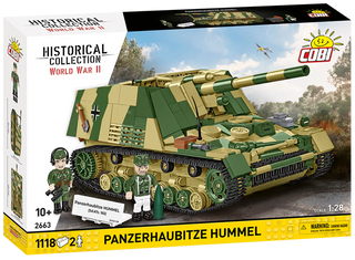 Panzerhaubitze "Hummel" Sd.Kfz.165 Self-Propelled Gun Tank, WWII: COBI Set #2663 Building Kit Cobi Toys