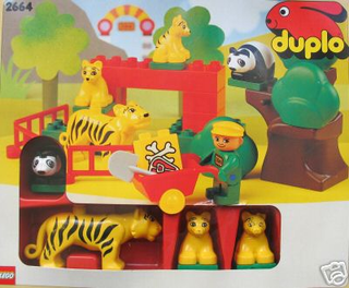 Tiger Enclosure (Jungle Friends), 2664 - LEGO® Duplo Set