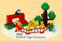 Tiger Enclosure (Jungle Friends), 2664 - LEGO® Duplo Set